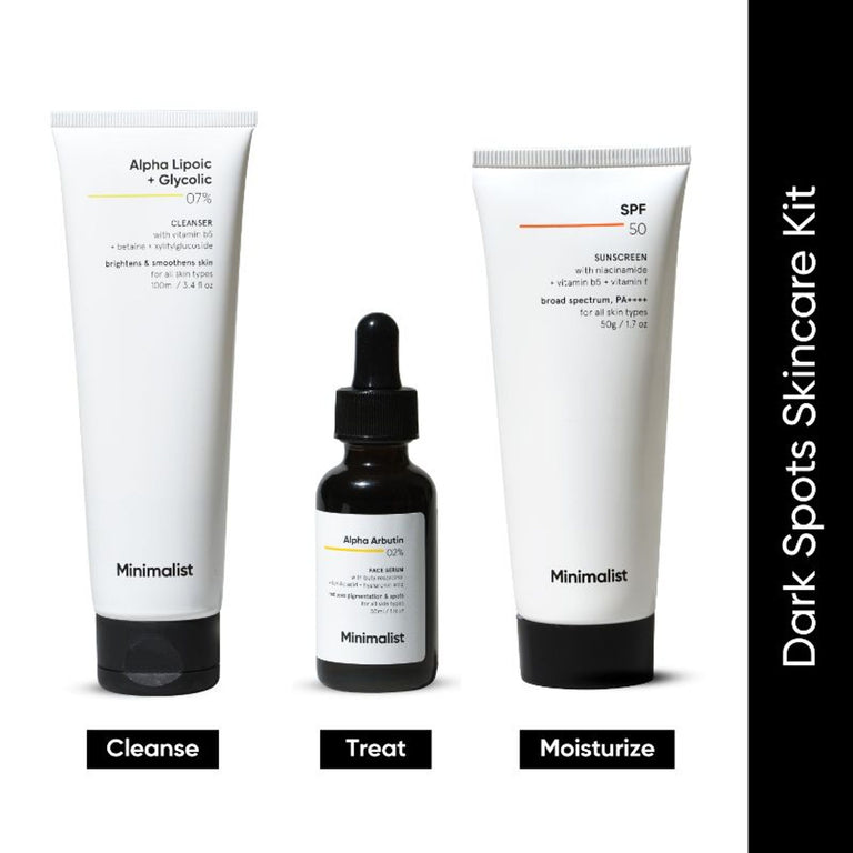 Minimalist Dark Spots Solution - combo