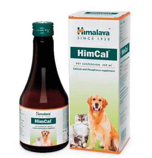 Himalaya Himcal Pet Suspension Calcium and Phosphorous Supplement - 200 ml - Pack of 2