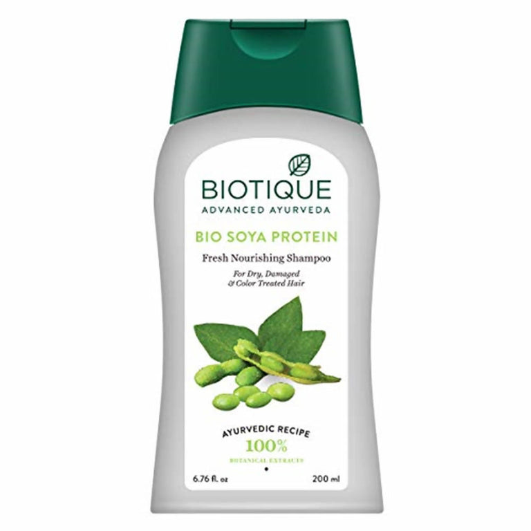 Biotique Advanced Ayurveda Bio Soya Protein Fresh Nourishing Shampoo - 120ml