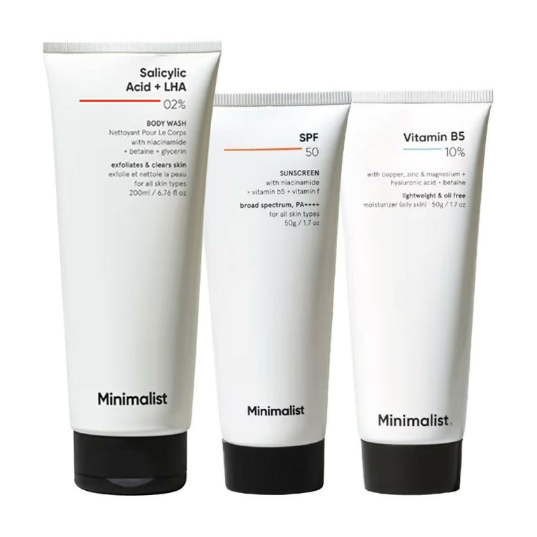 Minimalist Bestseller SPF 50, Moisturizer & Body Wash Combo - combo