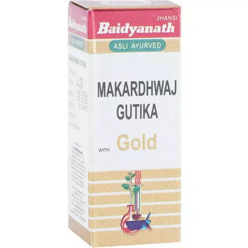 Baidyanath Jhansi Makardhwaj Gutika (Swarna Kesar Yukta) - 1 gm