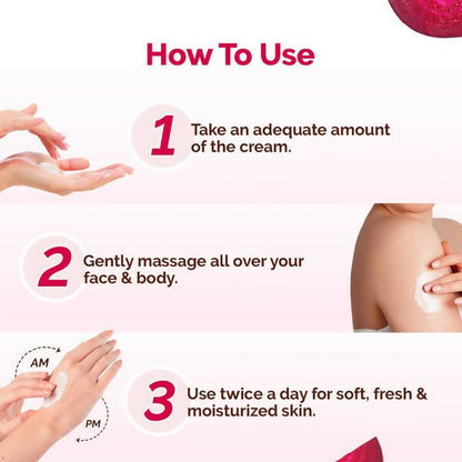 Mamaearth Beetroot Hydraful Light Moisturizing Cream with Beetroot & Hyaluronic Acid For Hydrated Pink Glow - 200 gm