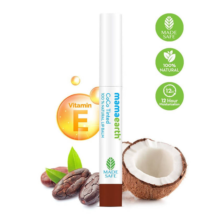 Mamaearth CoCo Tinted 100% Natural Lip Balm - 2 gm