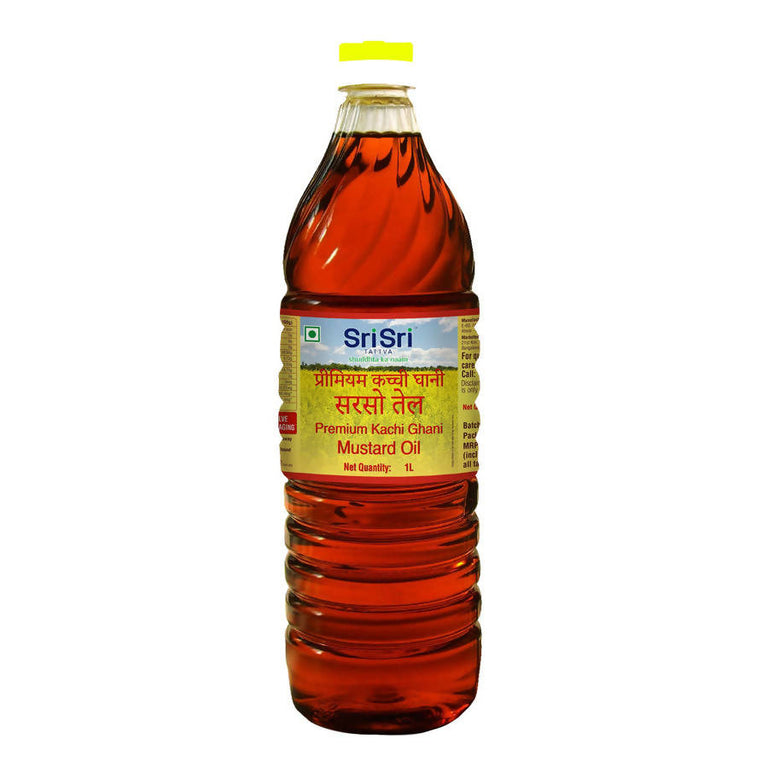 Sri Sri Tattva Premium Kachi Ghani Mustard Oil - 1 L