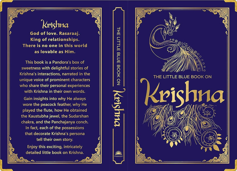 The Little Blue Book on Krishna by Shubha Vilas - Hardcover