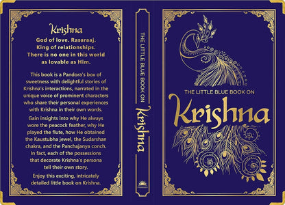 The Little Blue Book on Krishna by Shubha Vilas - Hardcover