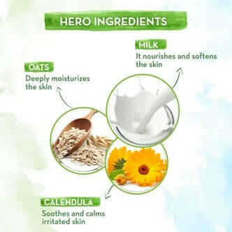 Mamaearth Milky Soft Head to Toe Wash With Oats, Milk & Calendula For Babies - 400 ml