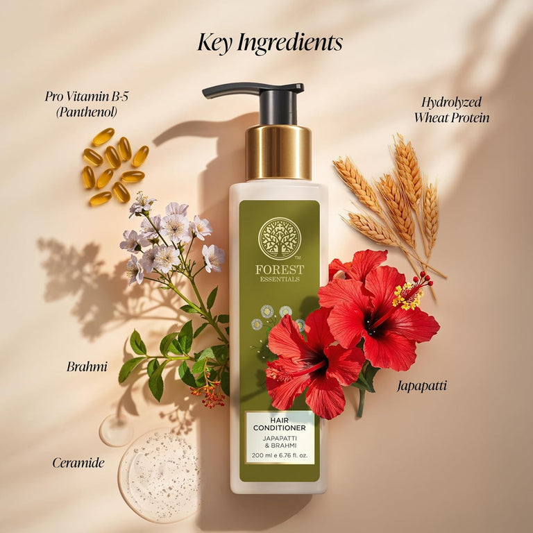 Forest Essentials Hair Conditioner, Japapatti and Brahmi - 200 ml