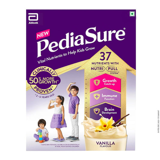 PediaSure Health and Nutrition Drink Powder for Kids Growth (Vanilla) - 375 gm