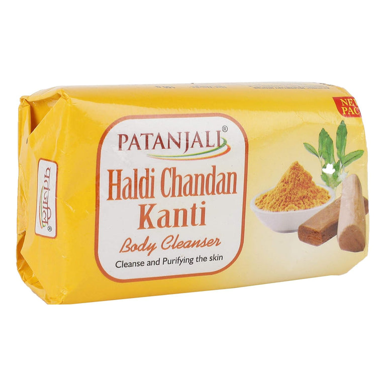 Patanjali Haldi Chandan Kanti Body Cleanser - 75 gm - Pack of 1