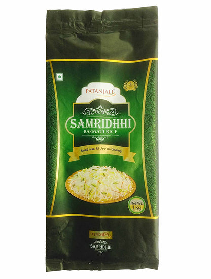 Patanjali Samridhhi Basmati Rice - 1 kg
