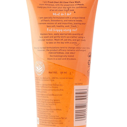 Himalaya - Fresh Start Oil Clear Peach Face Wash - 50 ml