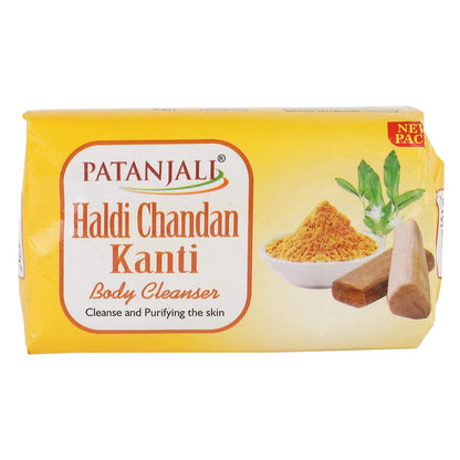 Patanjali Haldi Chandan Kanti Body Cleanser - 75 gm - Pack of 1