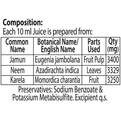 Dabur Jamun Neem Karela Juice - 1 L
