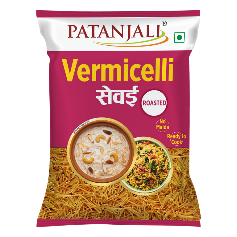 Patanjali Vermicelli Roasted - 85 gm - Pack of 3