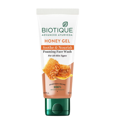 Biotique Advanced Ayurveda Bio Honey Gel Refreshing Foaming Face Wash - 50 ml