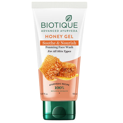 Biotique Advanced Ayurveda Bio Honey Gel Refreshing Foaming Face Wash - 50 ml
