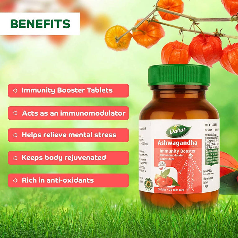 Dabur Ashwagandha Tablets Immunity Booster - Pack of 1
