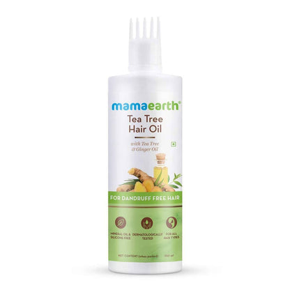 Mamaearth Tea Tree Hair Oil For Dandruff Free Hair - 250 ml
