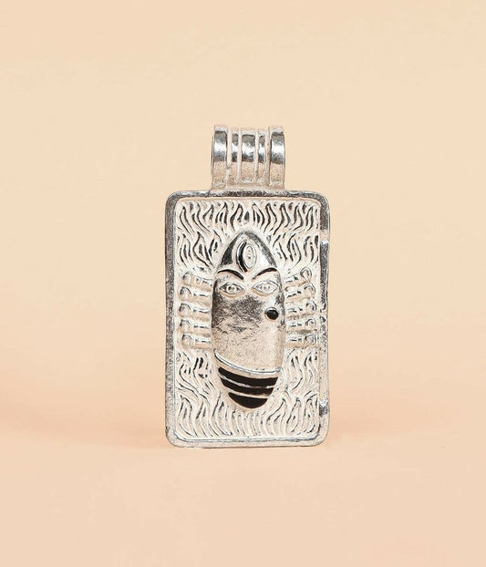 Isha Life Linga Bhairavi Silver Pendant - 12 gm-Medium