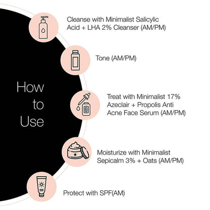 Minimalist Azeclair 17% + Propolis - 30 ml