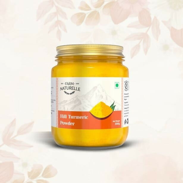 Farm Naturelle Himalayan Turmeric Powder Curcumin-Rich and Pure - 100 gm