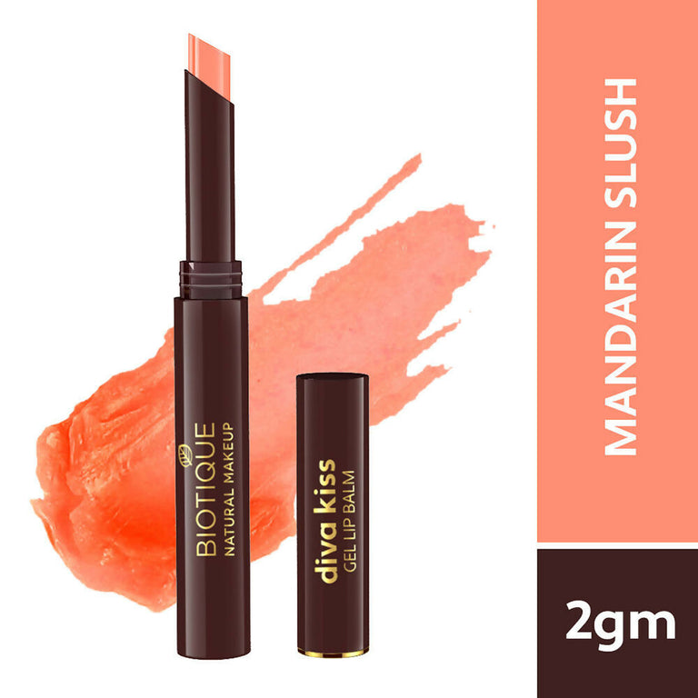 Biotique Diva Kiss Gel Lip Balm - Mandarin Hurricane -P204 - 2 gm