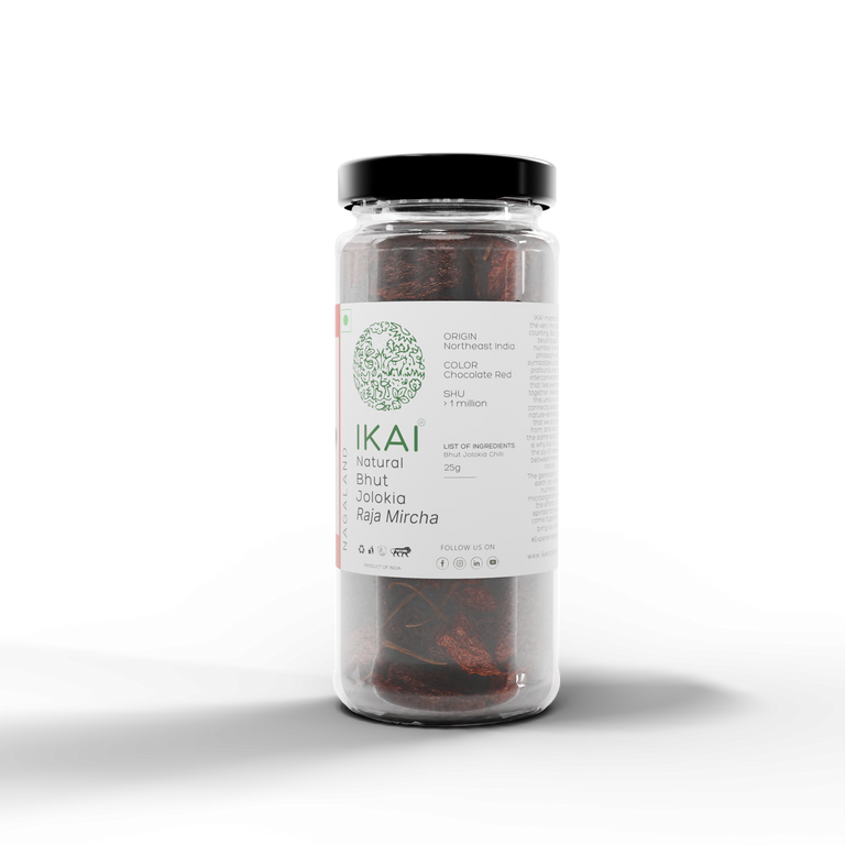 IKAI Natural Bhut Jholokia (King Chilli) - 25 gm