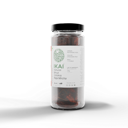 IKAI Natural Bhut Jholokia (King Chilli) - 25 gm
