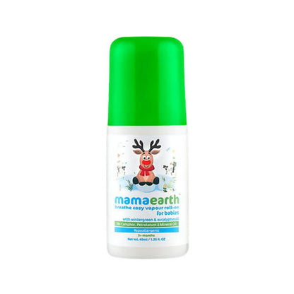 Mamaearth Baby Breathe Easy Vapour Roll-On For Relieves Congestion & Promotes Easy Breathing - 40 ml