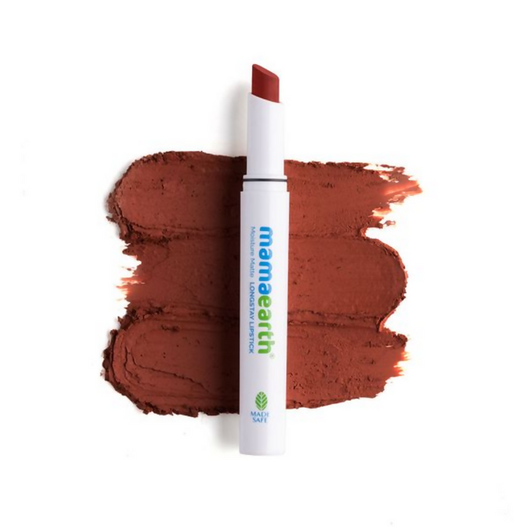 Mamaearth Moisture Matte Longstay Lipstick - Hazelnut Brown - 2 gm