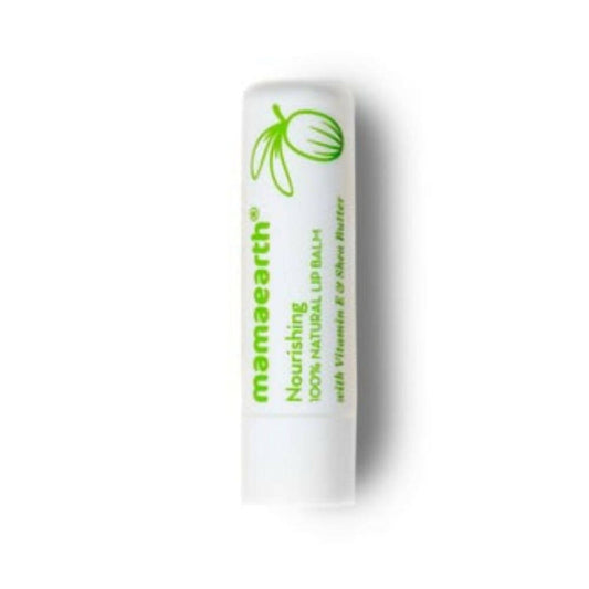 Mamaearth Nourishing 100% Natural Lip Balm With Vitamin E & Shea Butter - 4 gm