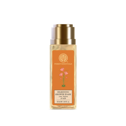 Forest Essentials Silkening Shower Wash Lime Saffron & Oudh - 50 ml