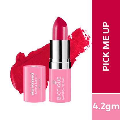 Biotique Starkissed Moist Matte Lipstick - Pick Me Up - 4.2 gm