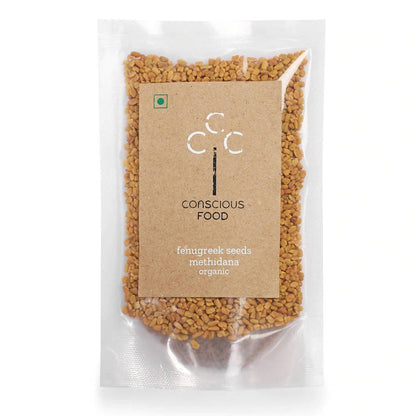 Conscious Food Organic Fenugreek Seeds (Methi) - 100 gm
