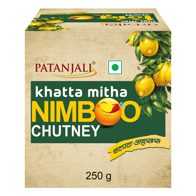 Patanjali Khatta Mitha Nimboo Chutney - 250 gm