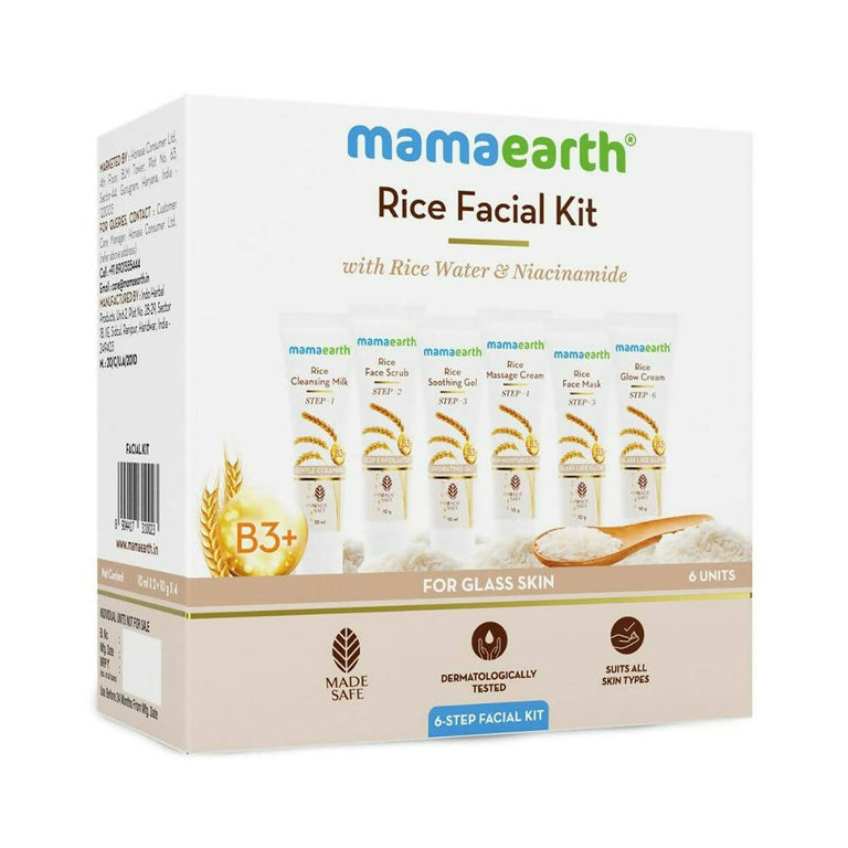 Mamaearth Rice Facial Kit With Rice Water & Niacinamide - Kit