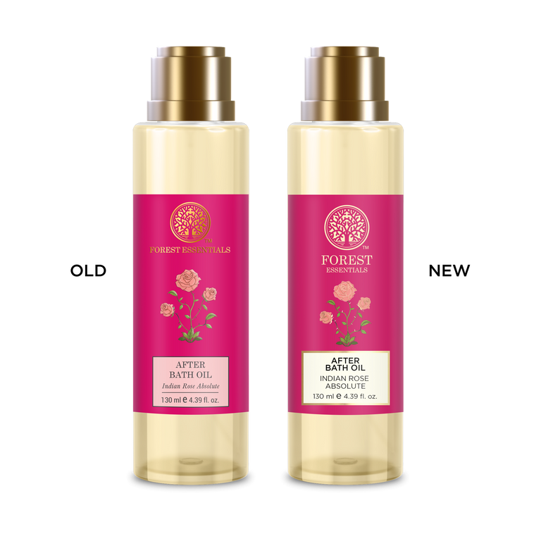 Forest Essentials After Bath Oil Indian Rose Absolute - Nourishing After Shower Body Oil - 50 ml
