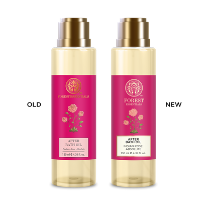 Forest Essentials After Bath Oil Indian Rose Absolute - Nourishing After Shower Body Oil - 50 ml