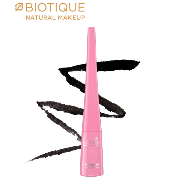 Biotique Stargaze Matte Eye Liner - Charcoal Black - 3.5 ml
