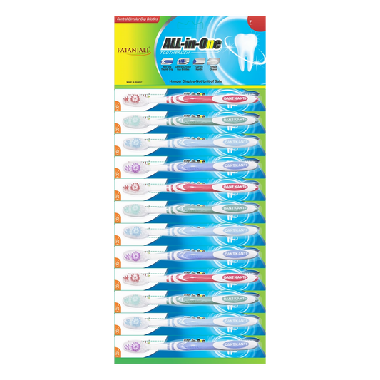 Patanjali Toothbrush All In One Hanger - Set of 12