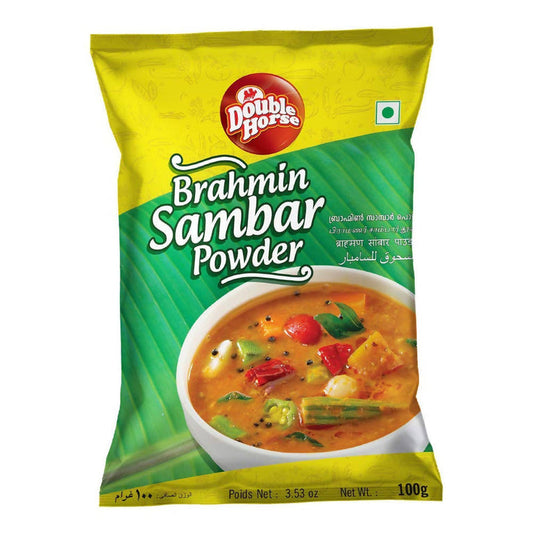 Double Horse Brahmin Sambar Powder - 100 gm
