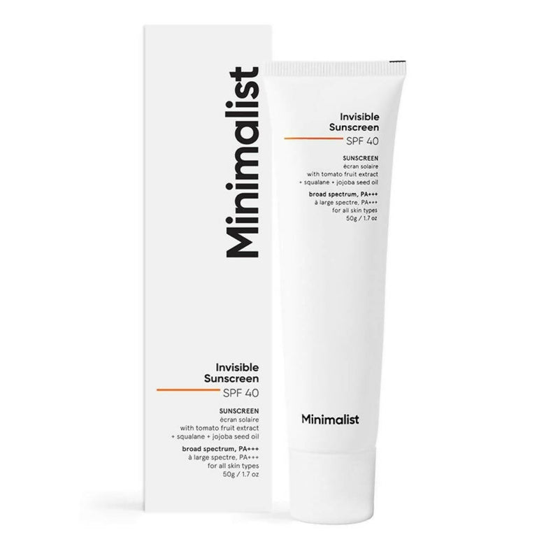 Minimalist Invisible Sunscreen SPF 40+ PA +++ - 50 gm