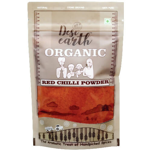 Desi Earth Organic Red Chilli Powder - 100 gm