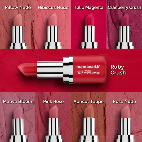 Mamaearth Creamy Matte Long Stay Lipstick - Brown Truffle - 4.2 gm