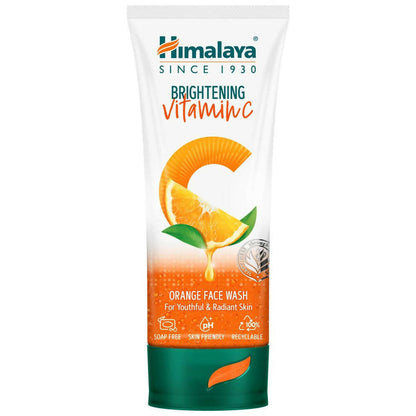 Himalaya Herbals Brightening Vitamin C Orange Face Wash - 50 ml