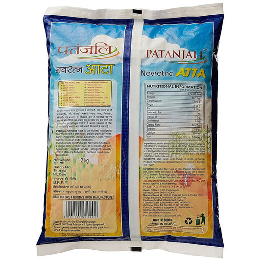 Patanjali Navratna Atta - 2 kg