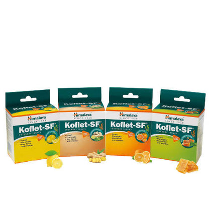 Himalaya Herbals Koflet-SF Lozenges - Ginger Mint - 60 tabs