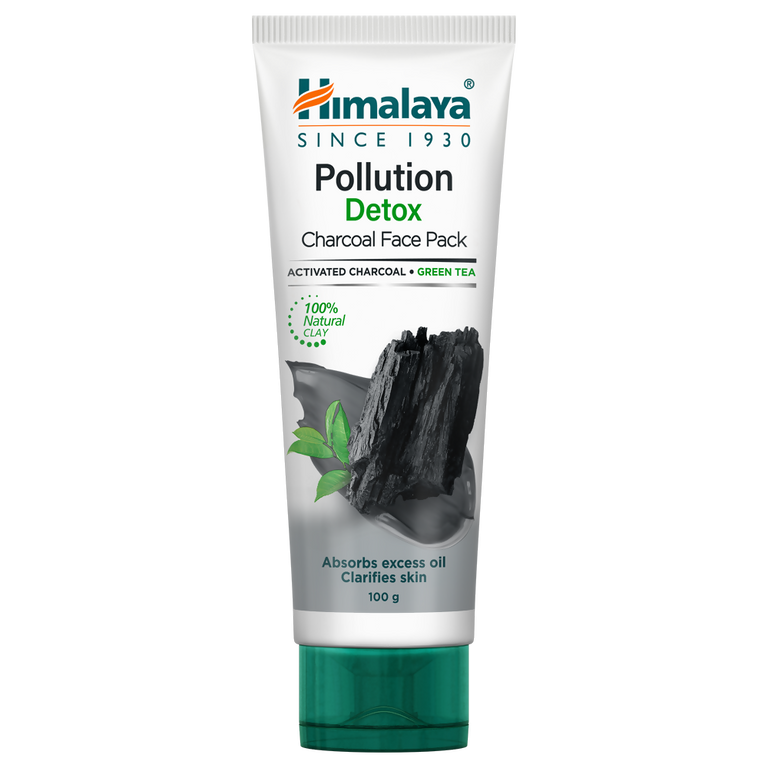 Himalaya Herbals Pollution Detox Charcoal Face Pack - 50 gm
