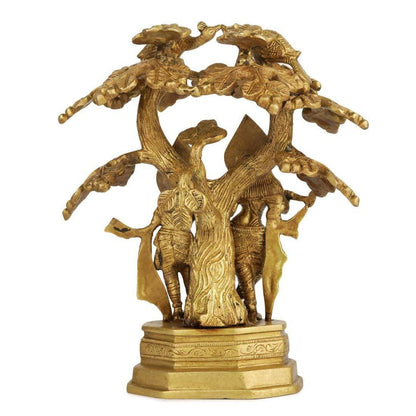 Devlok Radha With Krishna Under Tree Idol